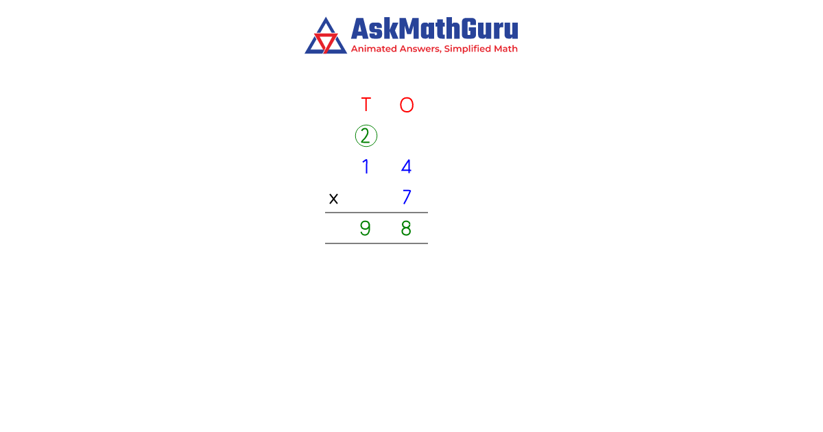 what-is-14-multiply-by-7-long-multiplication-method-askmathguru